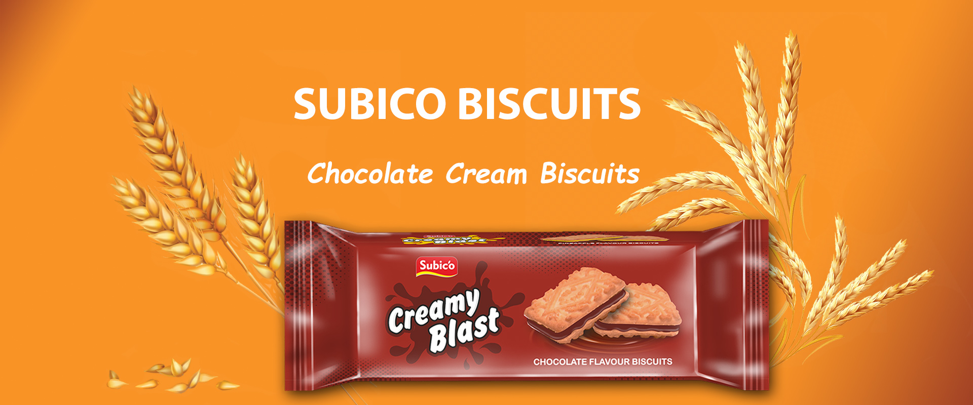Chocolate Flavoured Cream Biscuits Exporter