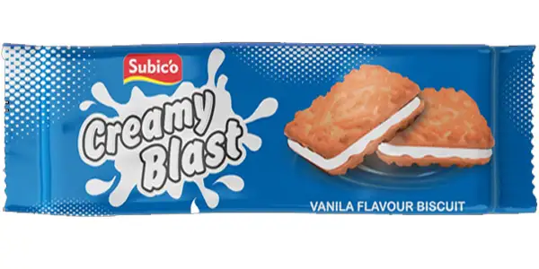 Vanilla Flavoured Cream Biscuits Exporter